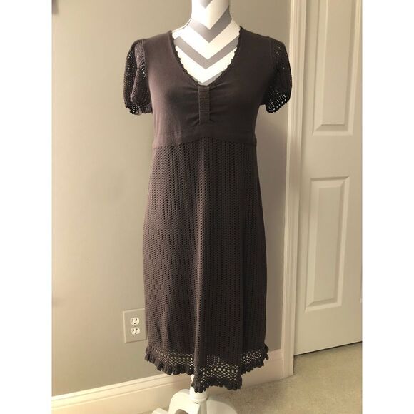 Cynthia Steffe Brown sweater dress. - Picture 1 of 9
